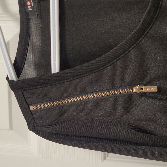 Black Sweater with gold zippers - Picture 2 of 3